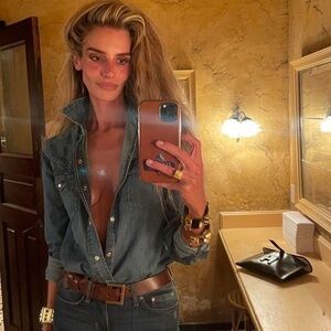 Sidian, Ersatz & Vanes Men's Casual Button Down Denim Style Shirt